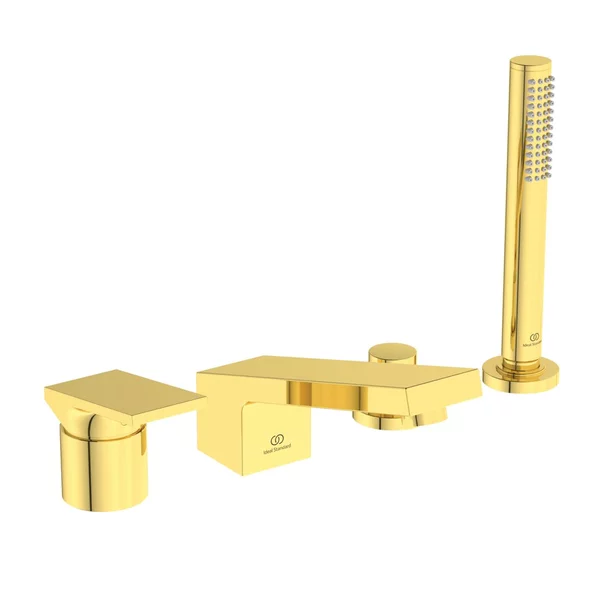 Baterii cada - Baterie cada - dus Ideal Standard Atelier Extra auriu periat cu 4 elemente