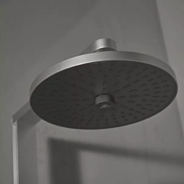 Palarie de dus rotunda din aluminiu Ideal Standard Alu+ argintiu mat 2 functii [2]