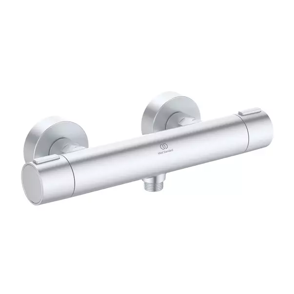 Baterii baie - Baterie dus termostatata Ideal Standard Alu+ argintiu mat din aluminiu