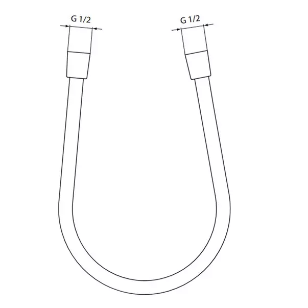 Furtun de dus Ideal Standard IdealRain 200 cm [2]