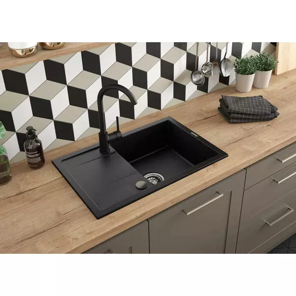 Baterie bucatarie Deante Milin negru [2]
