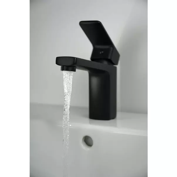 Baterie pentru lavoar Deante Maro negru [2]