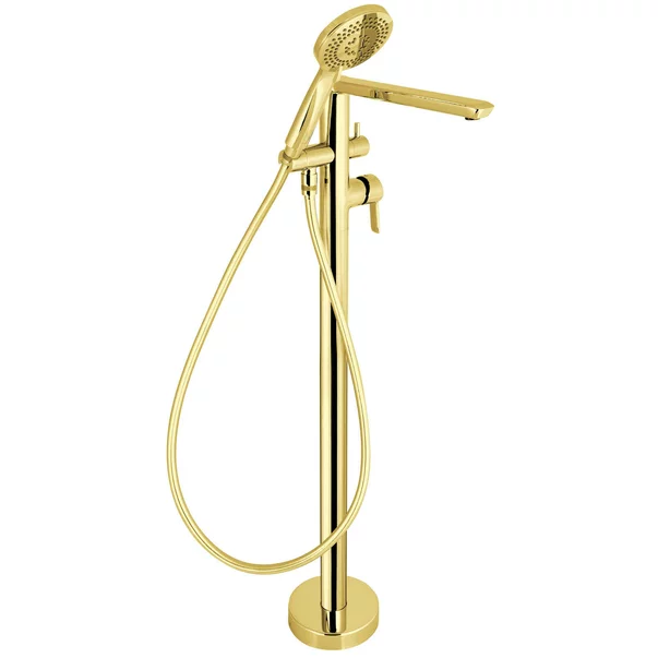 Baterii baie - Baterie cada - dus freestanding auriu Deante Arnika