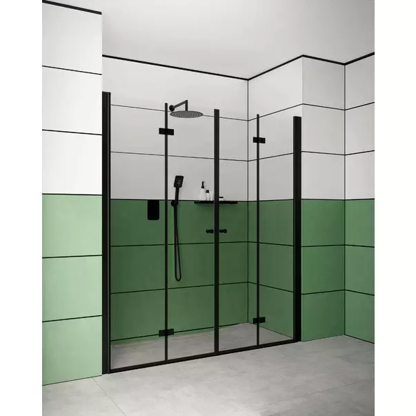 Sistem de dus cu termostat incastrat Deante Box negru mat [2]