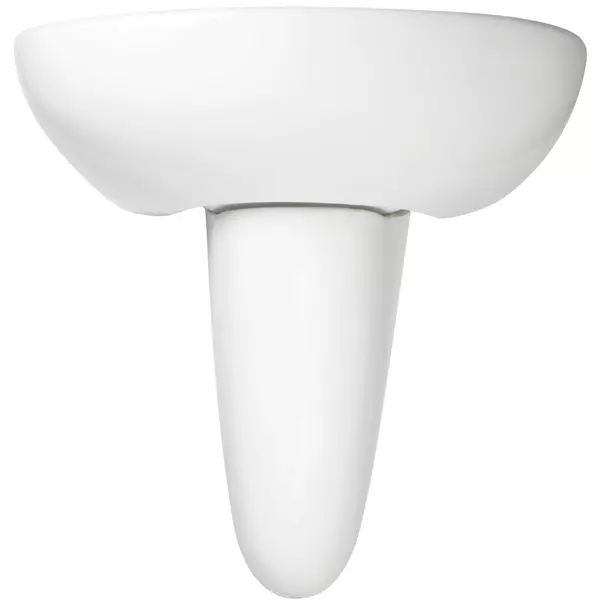 Semi-piedestal penru lavoar din ceramica Deante Jasmin alb [3]