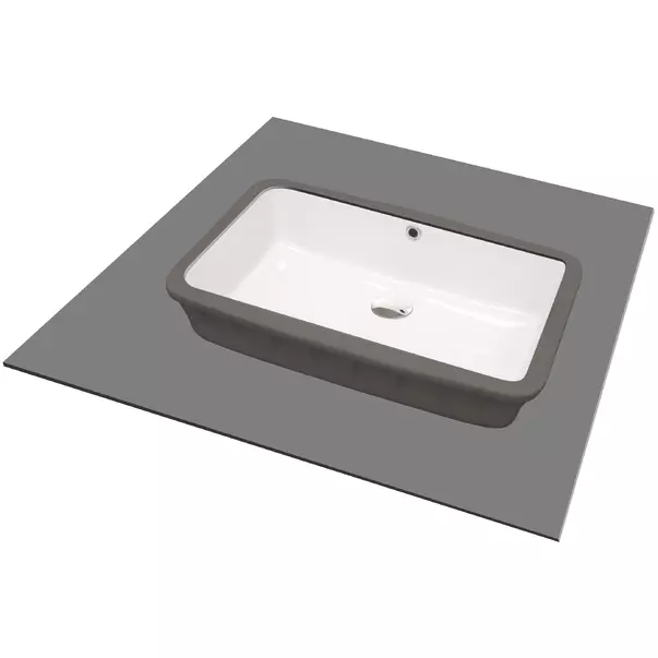 Lavoar ceramica Deante Temisto alb 30x50 cm [1]