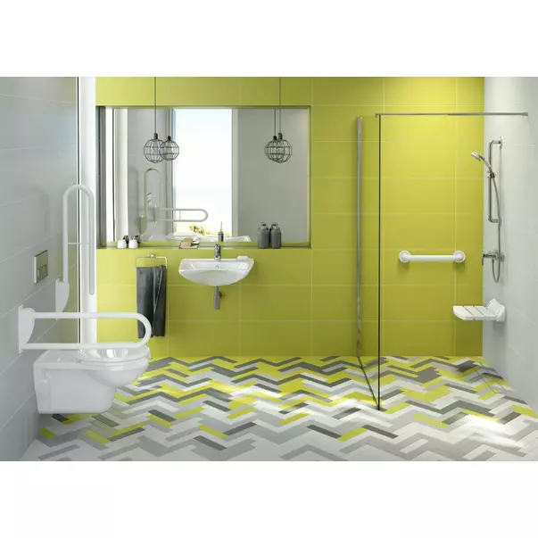 Set vas WC suspendat Deante Vital alb cu cadru de toaleta si rezervor ascuns [2]