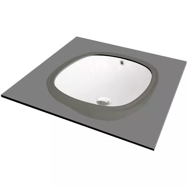 Lavoar ceramica alb Deante Alpinia 38x38 cm [1]