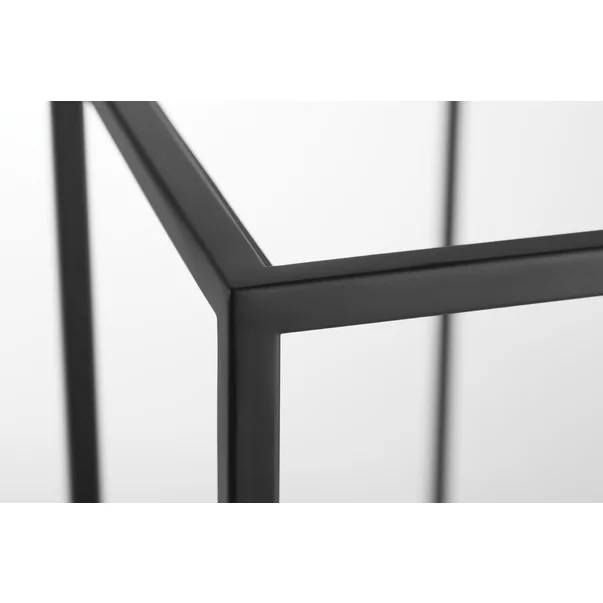 Consola baie negru mat Deante Correo 30x76 cm [2]