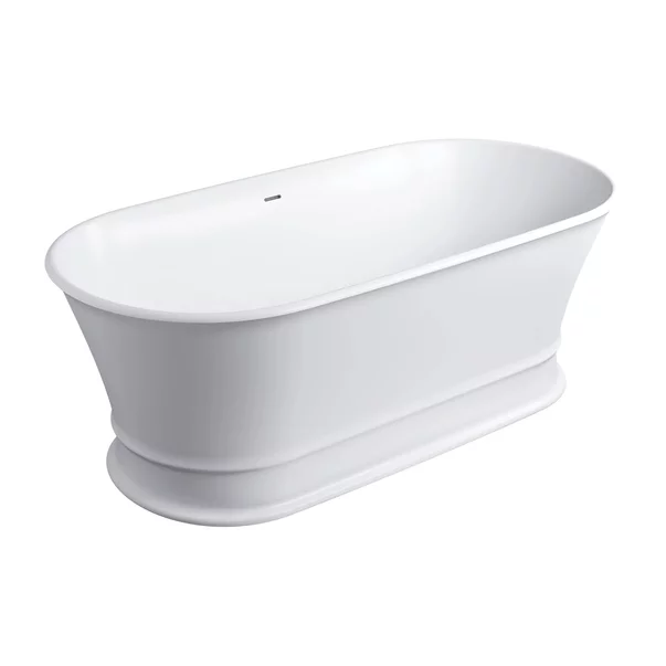 Cazi baie - Cada freestanding compozit Omnires Classica M+ finisaj alb mat 170x84 cm