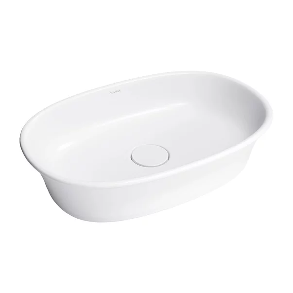 Lavoare - Lavoar pe blat Omnires Classica M+ finisaj alb mat 61 cm