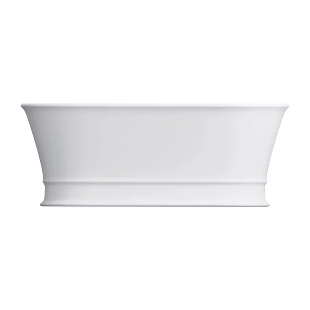 Cada freestanding compozit Omnires Classica M+ finisaj alb mat 160x79 cm [2]