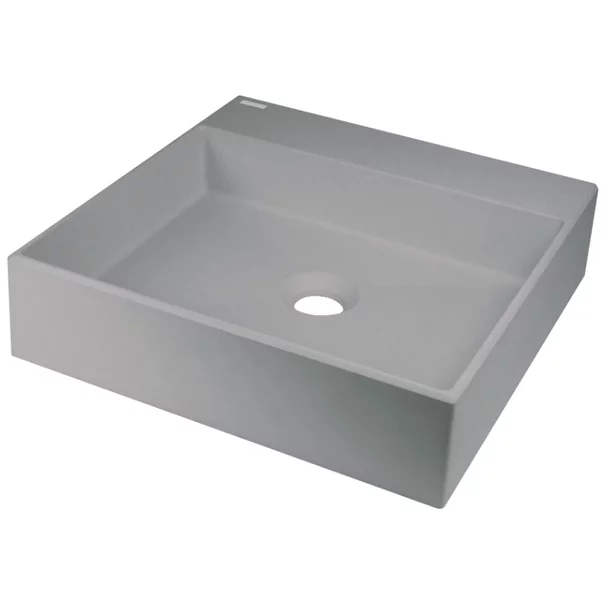 Lavoar pe blat gri metalic Deante Correo 40 cm [1]