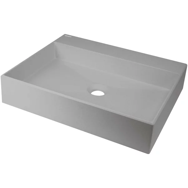 Lavoar pe blat gri metalic Deante Correo 50 cm [1]