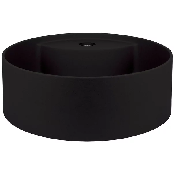 Lavoar pe blat negru cu orificiu baterie Deante Silia 36 cm [2]