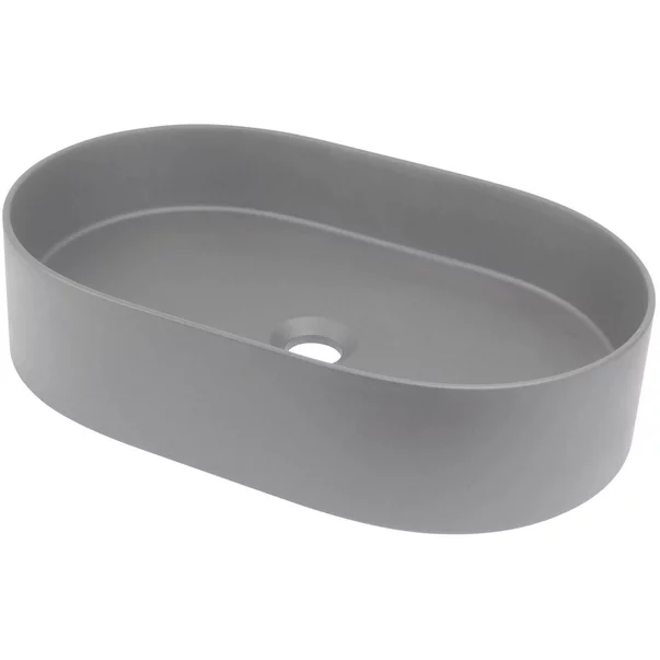 Lavoar pe blat gri metalic Deante Silia 55 cm [2]