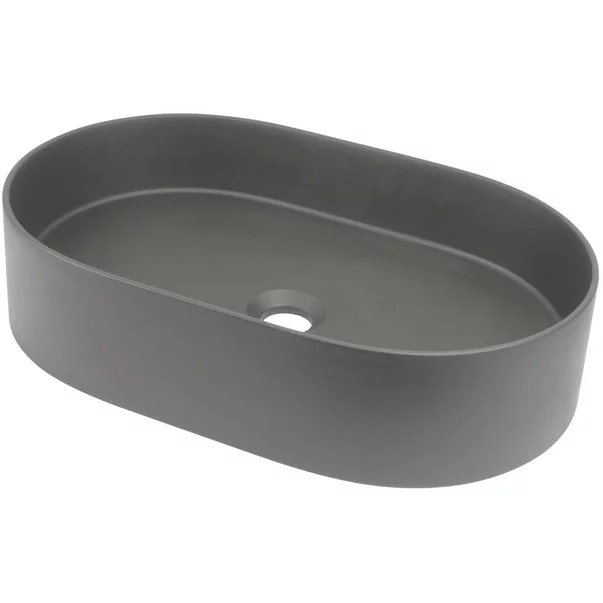Lavoar pe blat antracit metalic Deante Silia 55 cm [1]