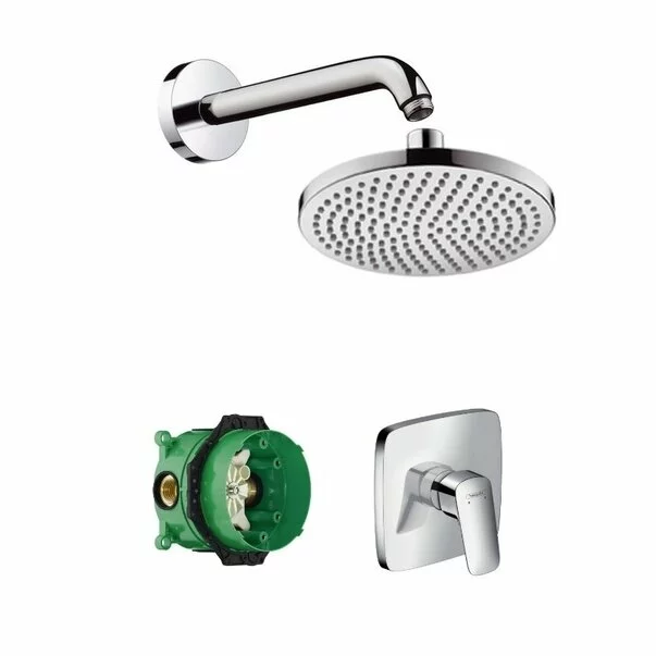 Sisteme de dus incastrate - Sistem de dus Hansgrohe Design Croma Logis crom lucios