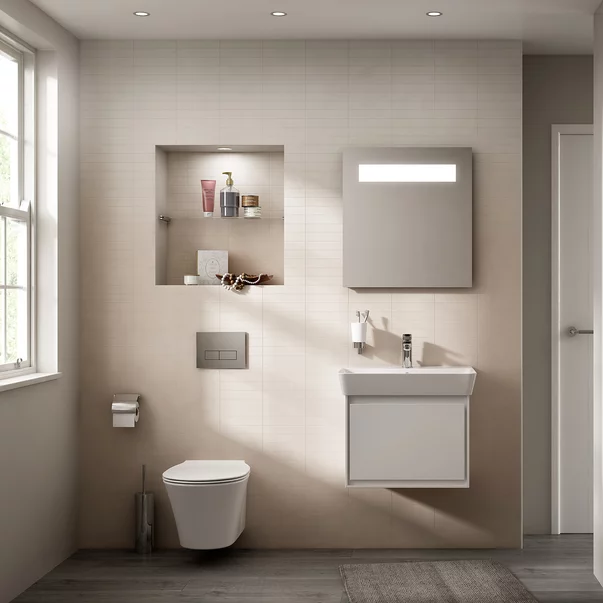 Set vas wc suspendat Connect Air Aquablade cu capac slim soft close [3]