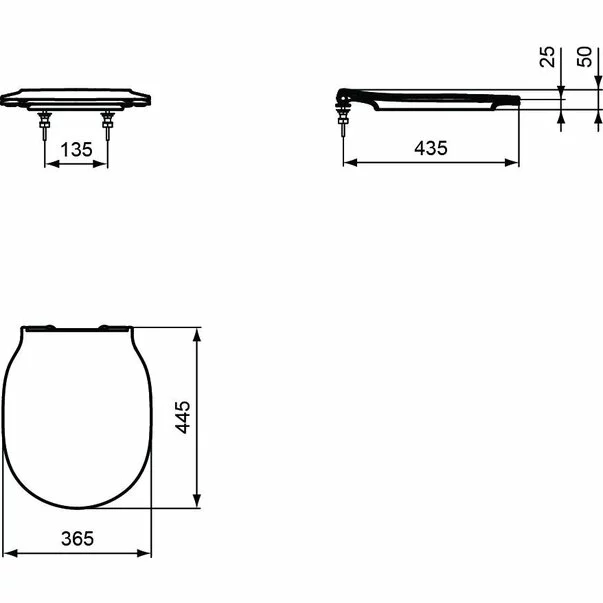 Set vas wc suspendat cu capac softclose si bideu suspendat Ideal Standard Connect Air Aquablade [11]
