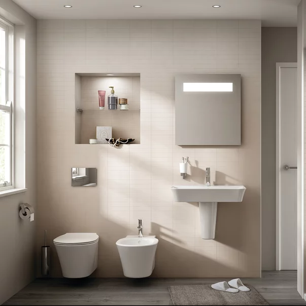 Set vas wc suspendat cu capac softclose si bideu suspendat Ideal Standard Connect Air Aquablade [2]