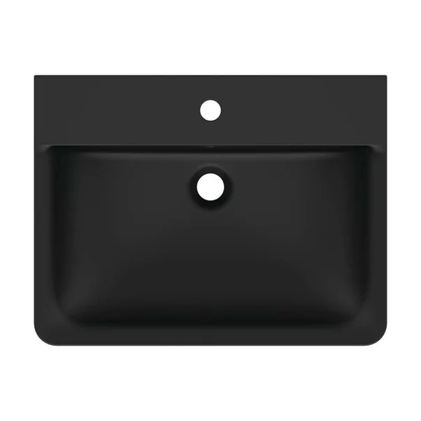 Lavoar suspendat Ideal Standard Connect Air Cube 60x46 cm negru mat [5]