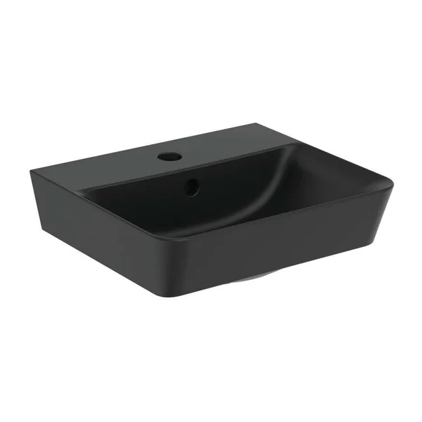 Lavoar suspendat Ideal Standard Connect Air Cube 40x35 cm negru mat [1]