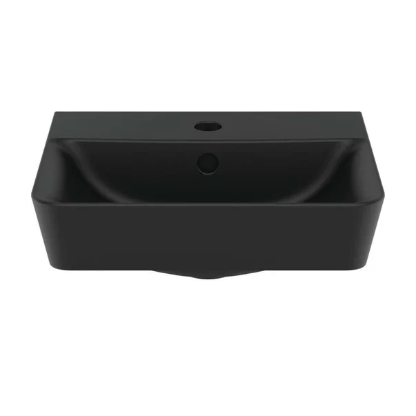 Lavoar suspendat Ideal Standard Connect Air Cube 40x35 cm negru mat [3]