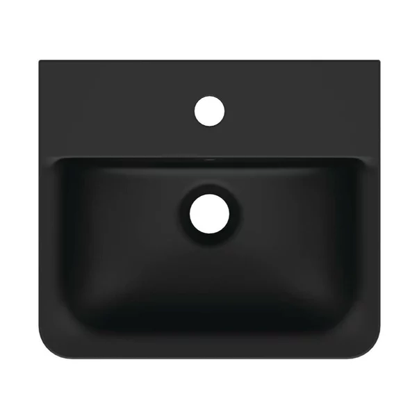 Lavoar suspendat Ideal Standard Connect Air Cube 40x35 cm negru mat [4]