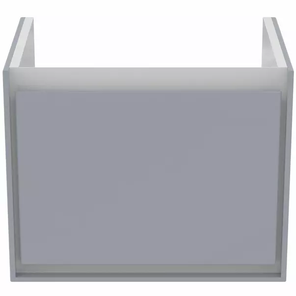 Dulap suspendat pentru lavoar gri deschis mat Ideal Standard Connect Air 50 cm [2]