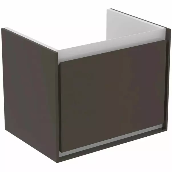  Dulapuri baie - Dulap suspendat pentru lavoar maro inchis lemn Ideal Standard Connect Air 50 cm