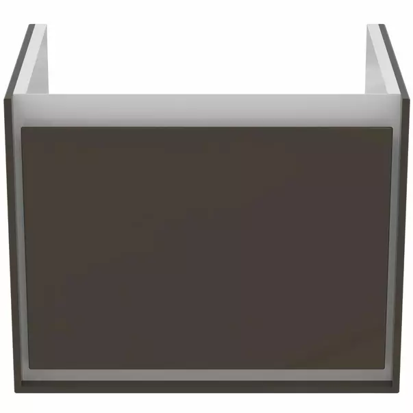 Dulap suspendat pentru lavoar maro inchis lemn Ideal Standard Connect Air 50 cm [2]