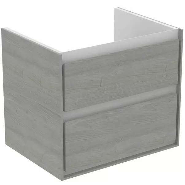  Dulapuri baie - Dulap suspendat pentru lavoar gri deschis lemn Ideal Standard Connect Air 60 cm