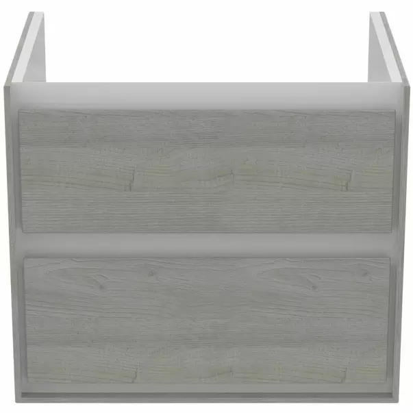 Dulap suspendat pentru lavoar gri deschis lemn Ideal Standard Connect Air 60 cm [2]