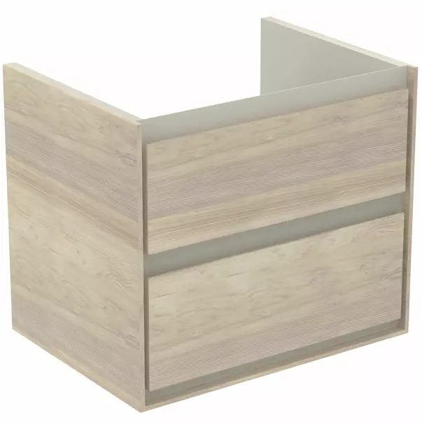  Dulapuri baie - Dulap suspendat pentru lavoar maro deschis lemn Ideal Standard Connect Air 60 cm