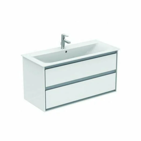 Dulapuri baie - Dulap suspendat pt lavoar Ideal Standard Connect Air mdf alb 100 cm