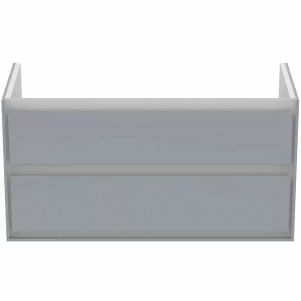  Dulapuri baie - Dulap suspendat pentru lavoar gri deschis mat Ideal Standard Connect Air 100 cm