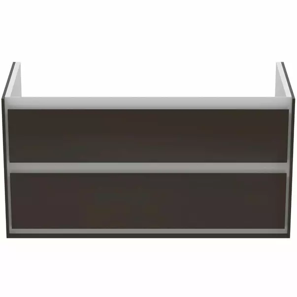 Dulap suspendat pentru lavoar maro inchis lemn Ideal Standard Connect Air 100 cm [2]