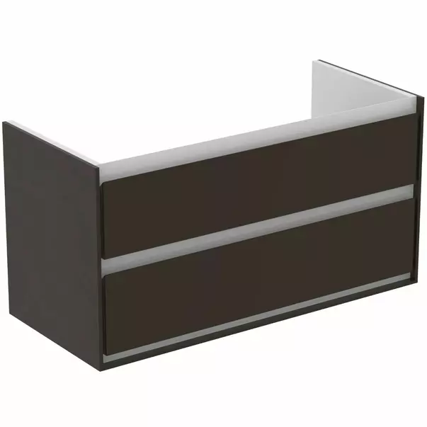 Dulap suspendat pentru lavoar maro inchis lemn Ideal Standard Connect Air 100 cm [3]