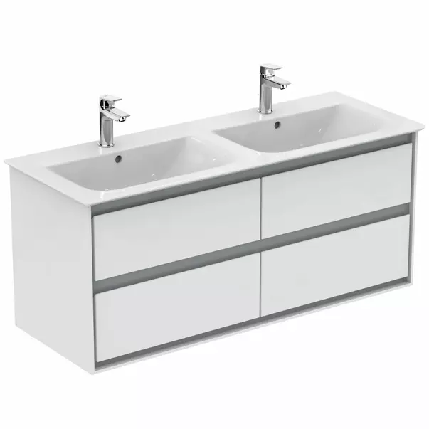  Dulapuri baie - Dulap suspendat pentru lavoar alb Ideal Standard Connect Air 120 cm E0822KN