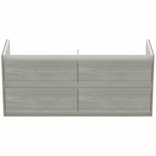  Dulapuri baie - Dulap suspendat pentru lavoar gri deschis lemn Ideal Standard Connect Air 120 cm