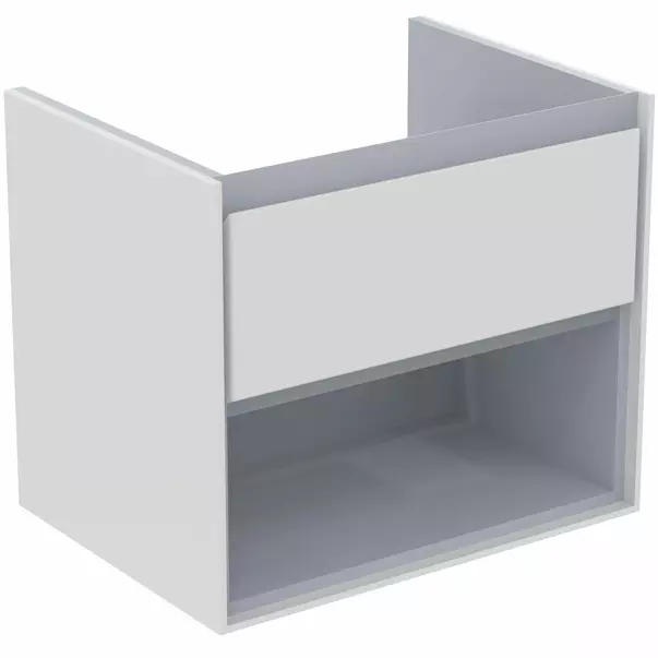  Dulapuri baie - Dulap suspendat pentru lavoar alb Ideal Standard Connect Air 60 cm cu spatiu depozitare E0818KN