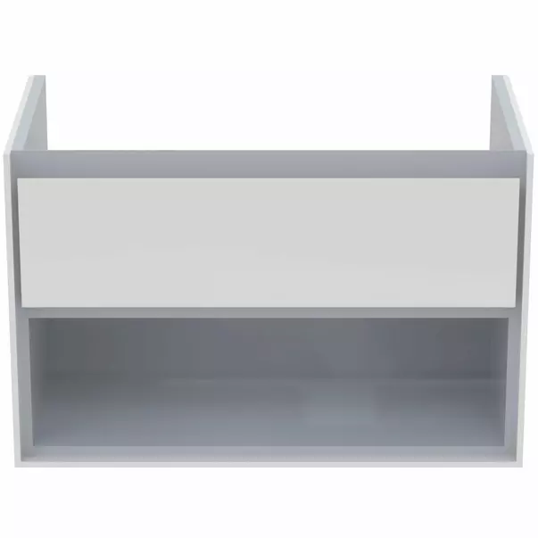  Dulapuri baie - Dulap suspendat pentru lavoar alb Ideal Standard Connect Air 80 cm cu spatiu depozitare E0818KN