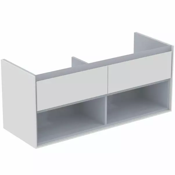 Dulap suspendat pentru lavoar alb Ideal Standard Connect Air 120 cm cu spatiu depozitare E0818KN [2]