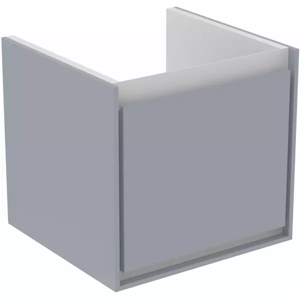  Dulapuri baie - Dulap suspendat pentru lavoar gri deschis mat Ideal Standard Connect Air Cube 43.5 cm