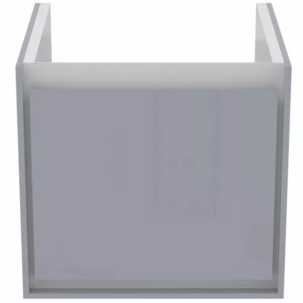 Dulap suspendat pentru lavoar gri deschis mat Ideal Standard Connect Air Cube 43.5 cm [2]