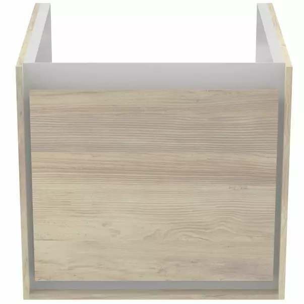 Dulap suspendat pentru lavoar maro deschis lemn Ideal Standard Connect Air Cube 43.5 cm [2]