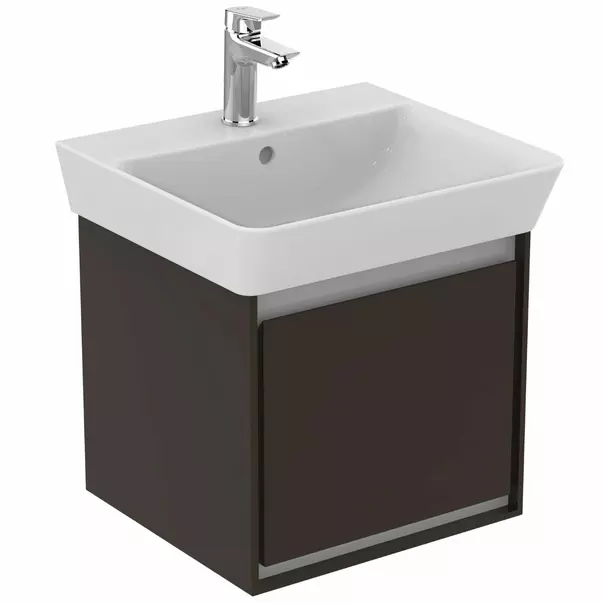 Dulap suspendat pentru lavoar maro inchis lemn Ideal Standard Connect Air Cube 43.5 cm [3]