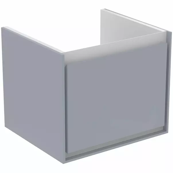  Dulapuri baie - Dulap suspendat pentru lavoar gri deschis mat Ideal Standard Connect Air Cube 48.5 cm