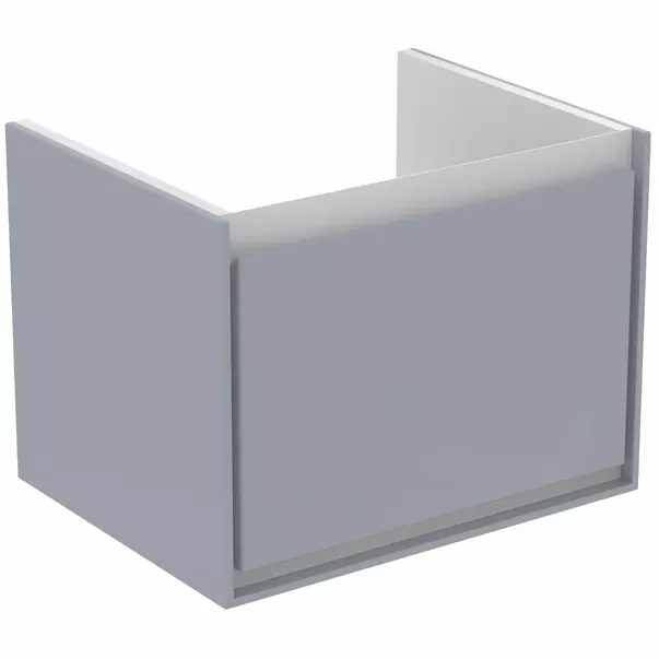  Dulapuri baie - Dulap suspendat pentru lavoar gri deschis mat Ideal Standard Connect Air Cube 53.5 cm